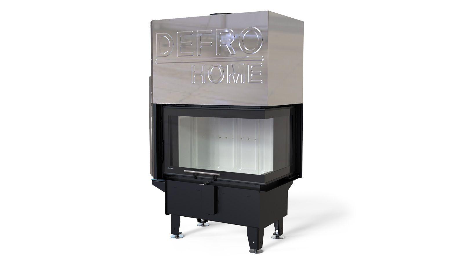 Wkład kominkowy z płaszczem wodnym DEFRO RIVA SM SHORT 16kW czarny riva sm bpg - Wkład kominkowy z płaszczem wodnym DEFRO RIVA SM SHORT 16kW czarny